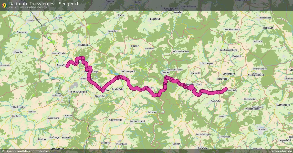 Radtour Troisvierges – Sengerich