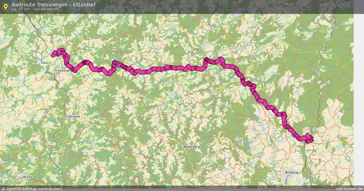 Radtour Troisvierges – Etteldorf