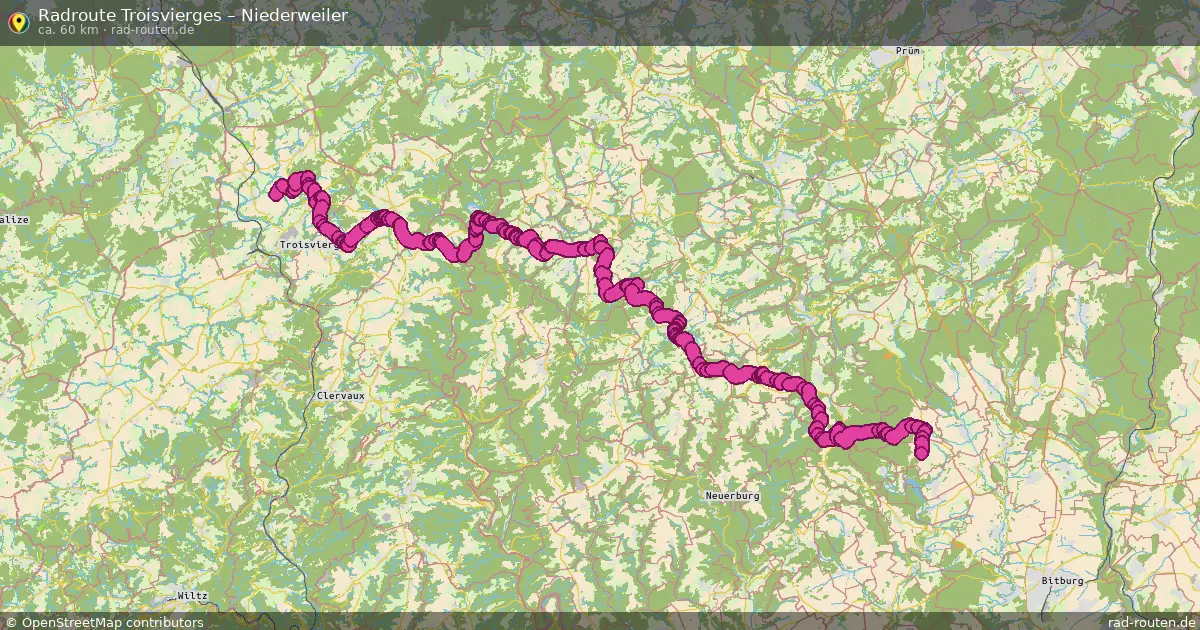 Radtour Troisvierges – Niederweiler