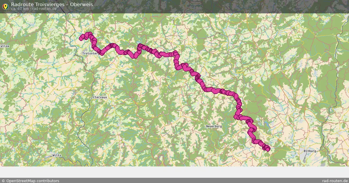Radtour Troisvierges – Oberweis