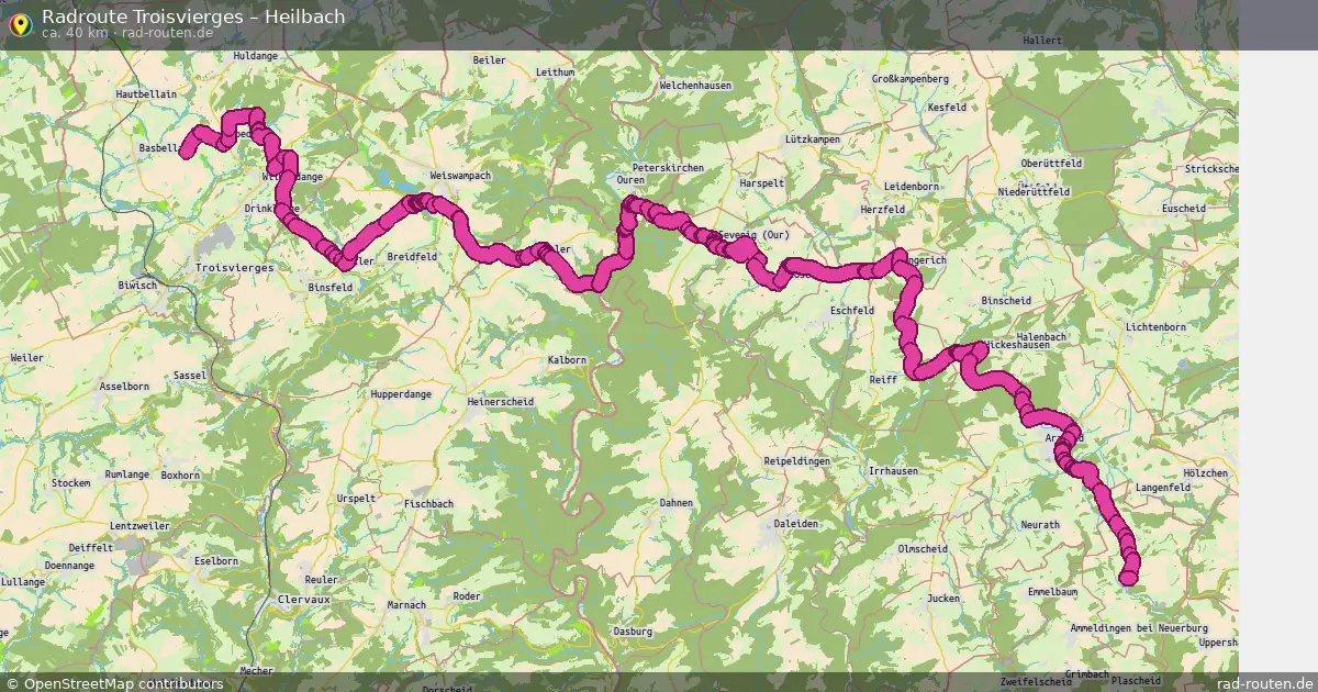 Radtour Troisvierges – Heilbach