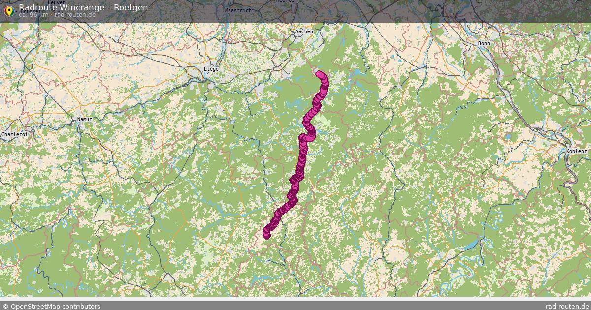 Fahrradroute Wincrange – Roetgen