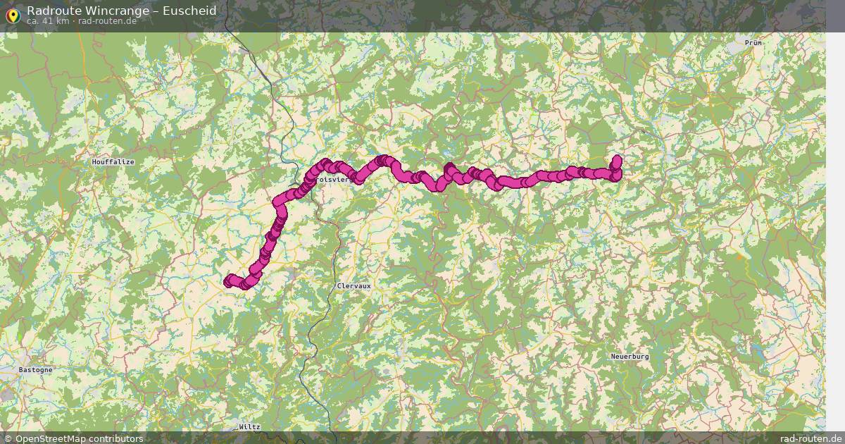Fahrradroute Wincrange – Euscheid
