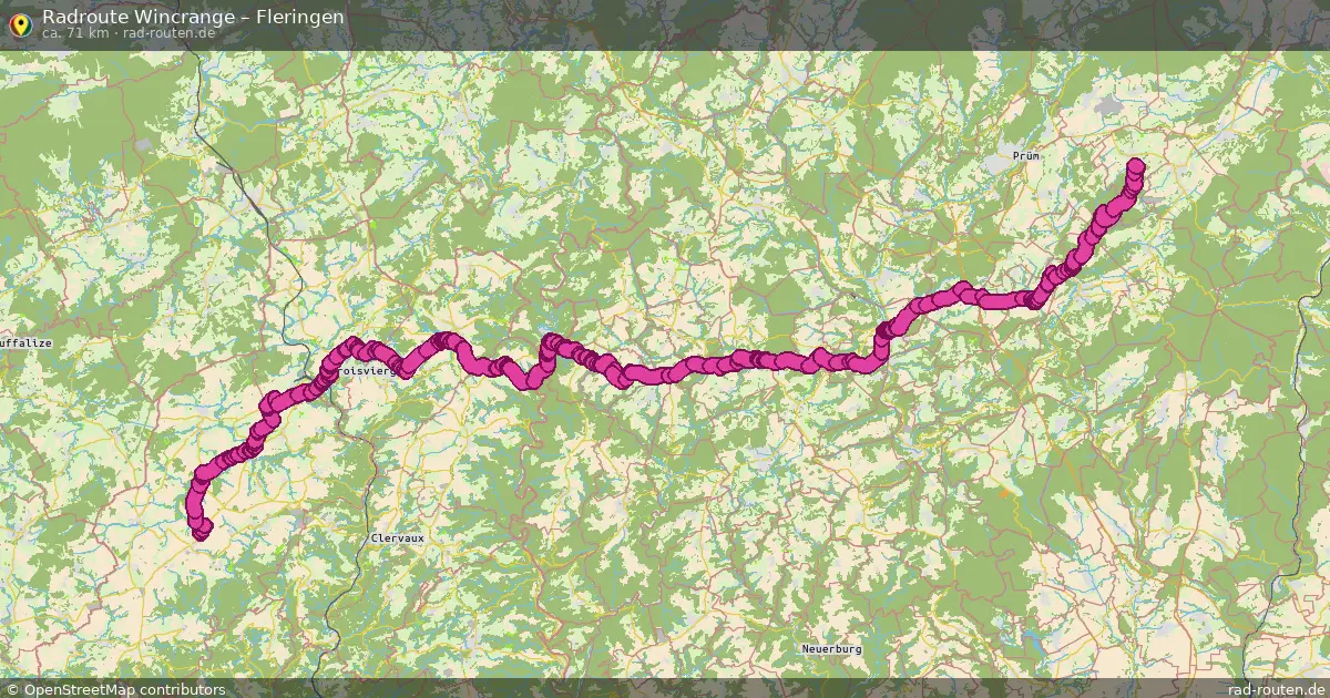 Radtour Wincrange – Fleringen