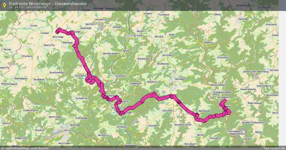 Radtour Wincrange – Dauwelshausen