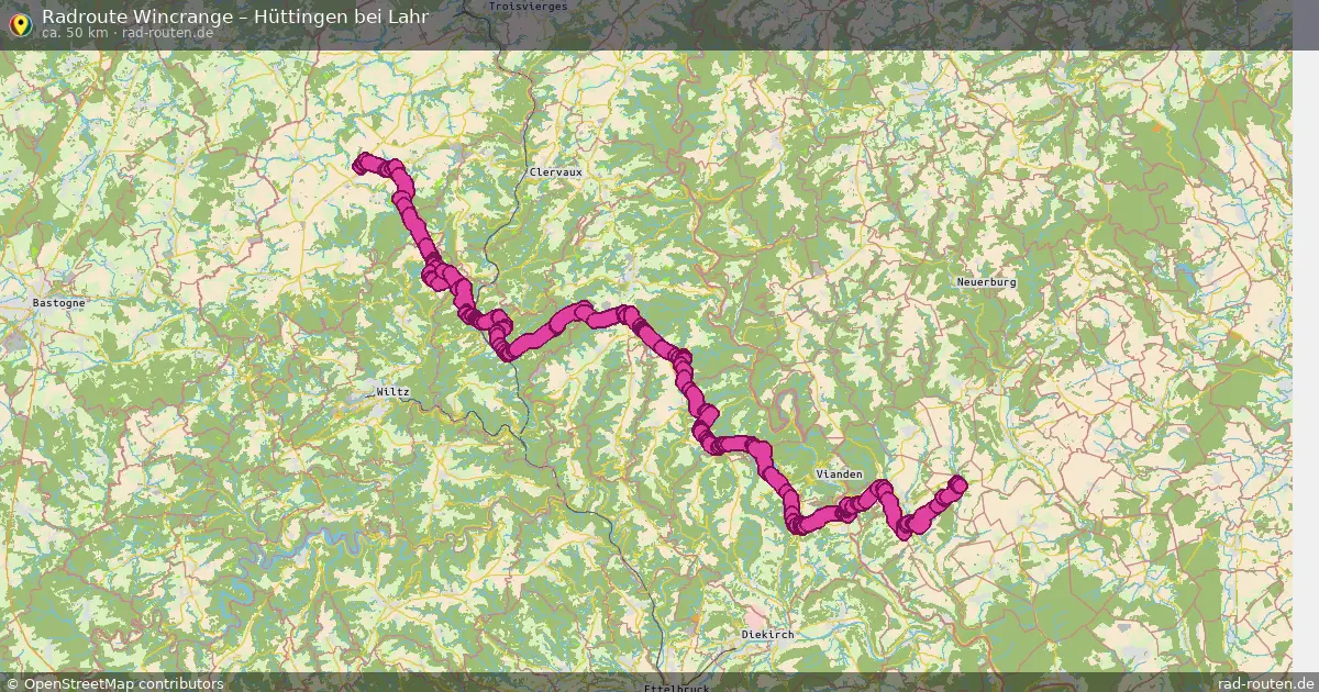 Radtour Wincrange – Hüttingen Bei Lahr