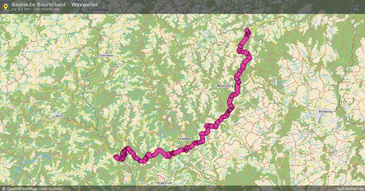 Radtour Bourscheid – Waxweiler