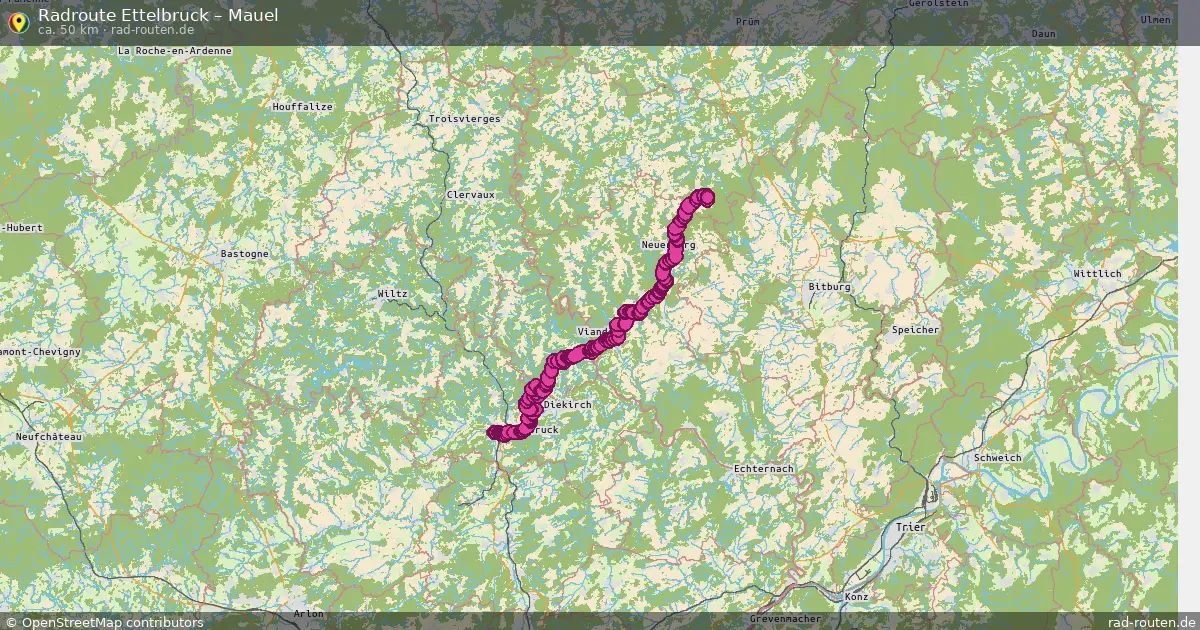 Radtour Ettelbruck – Mauel