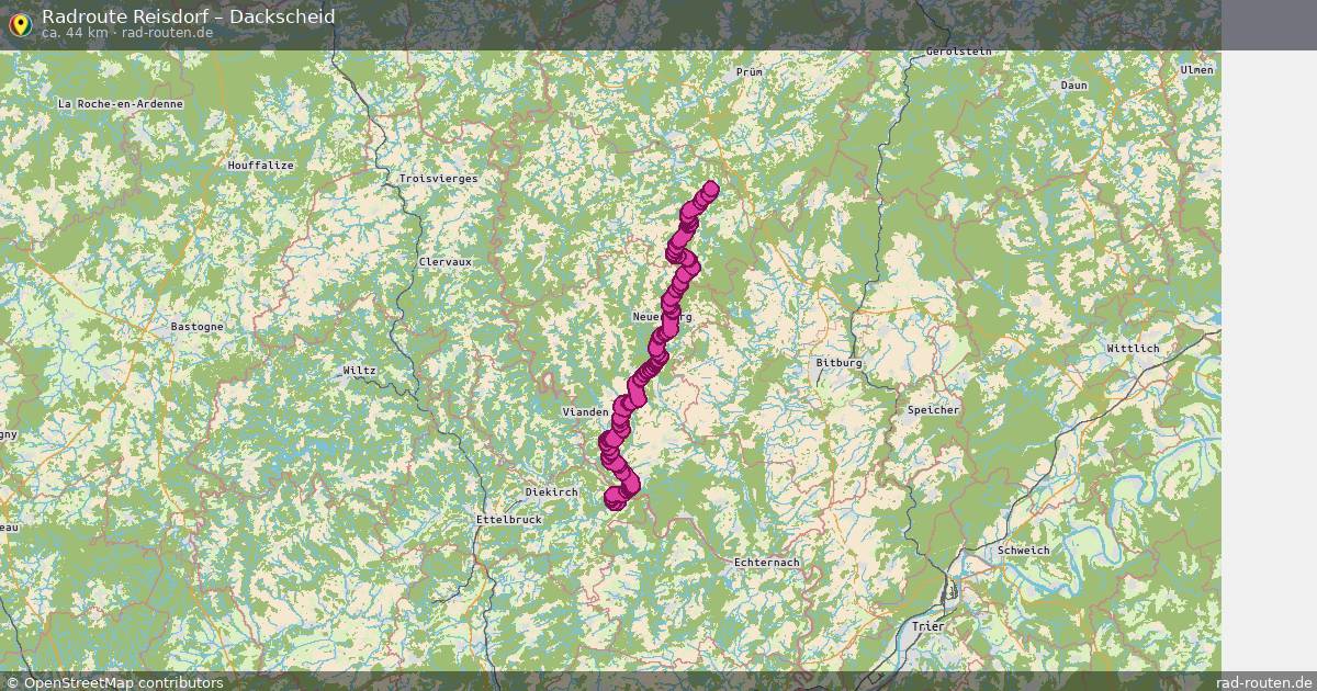 Fahrradroute Reisdorf – Dackscheid