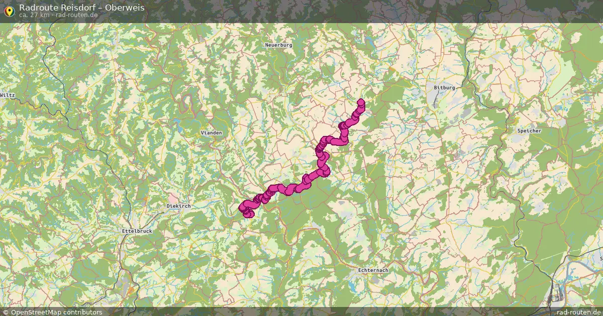 Radtour Reisdorf – Oberweis