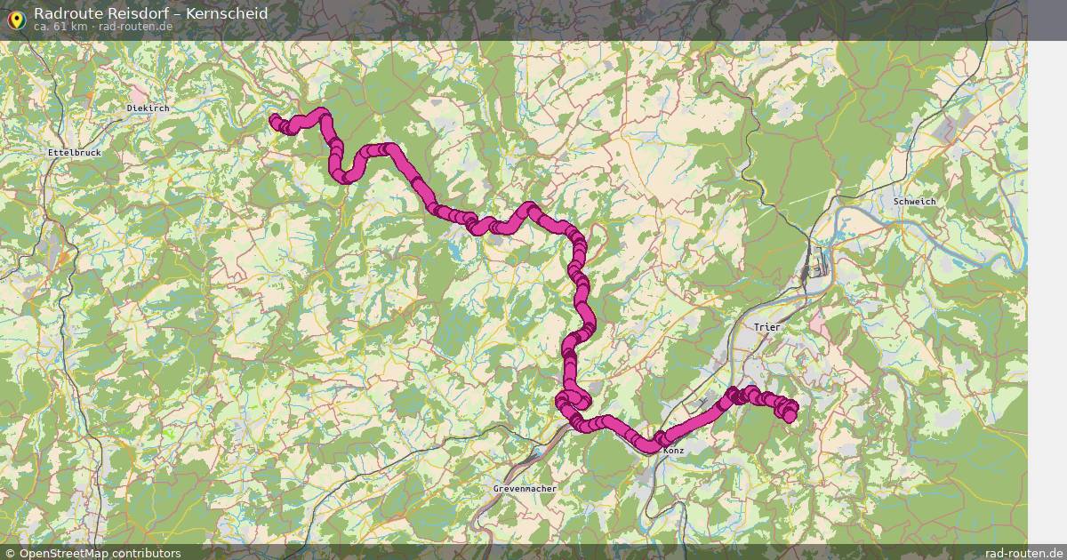 Fahrradroute Reisdorf – Kernscheid