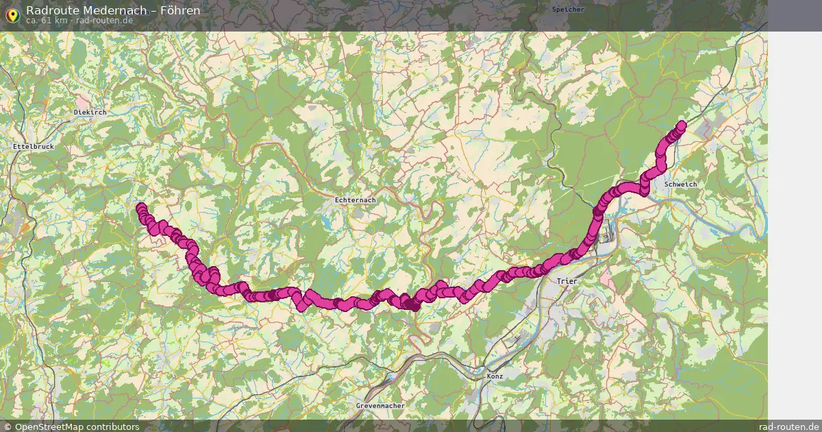 Radtour Medernach – Föhren