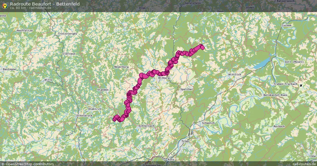 Radtour Beaufort – Bettenfeld