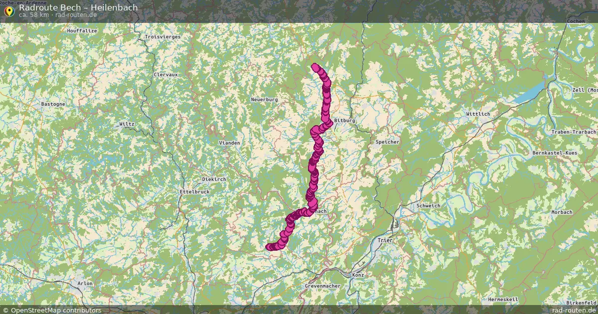 Radtour Bech – Heilenbach