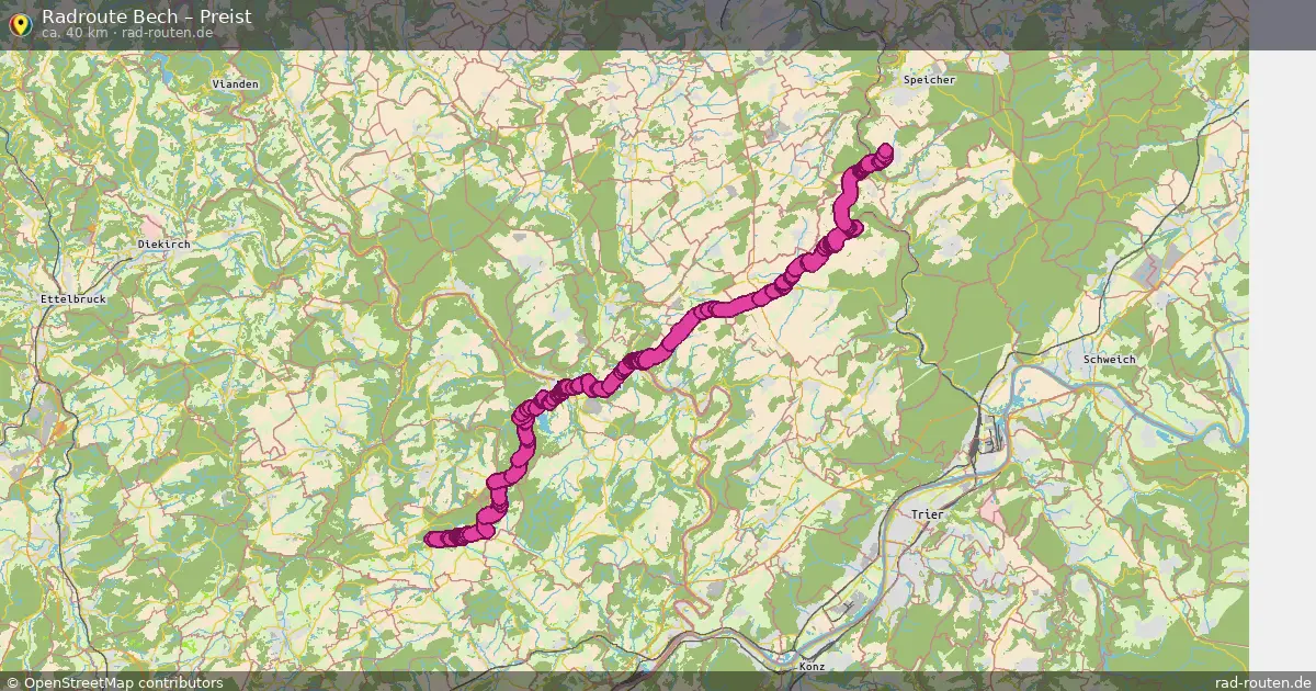 Radtour Bech – Preist