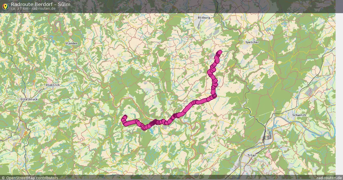 Radtour Berdorf – Sülm