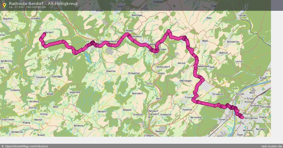 Radtour Berdorf – Alt-Heiligkreuz