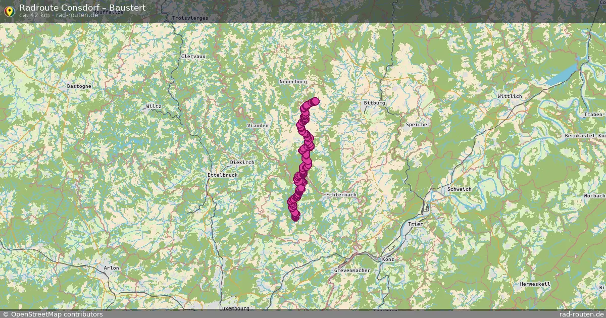 Radtour Consdorf – Baustert