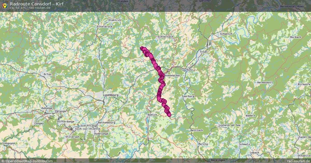 Radtour Consdorf – Kirf