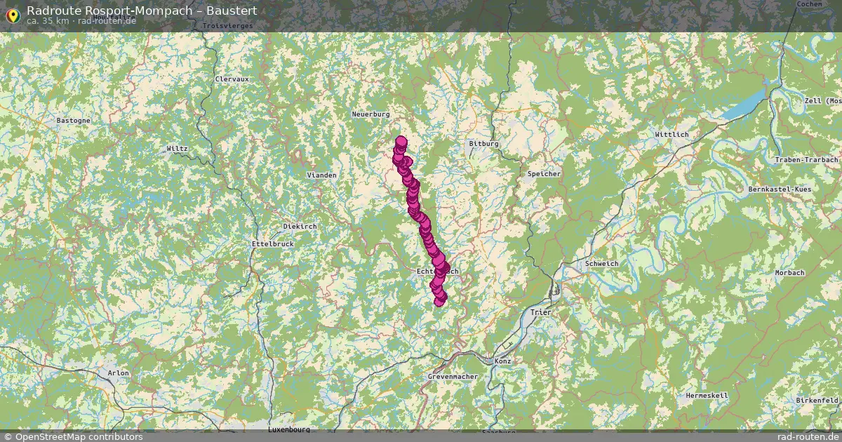 Radtour Rosport-Mompach – Baustert