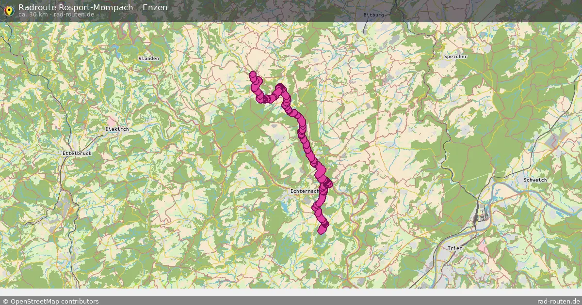 Radtour Rosport-Mompach – Enzen