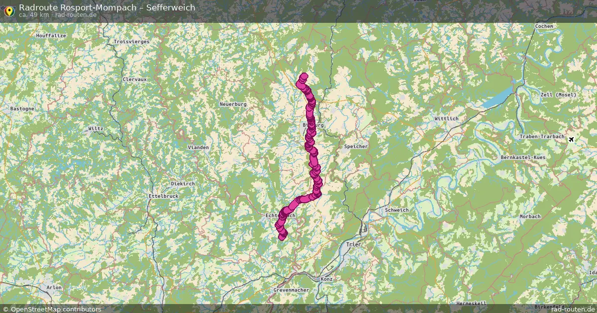 Radtour Rosport-Mompach – Sefferweich