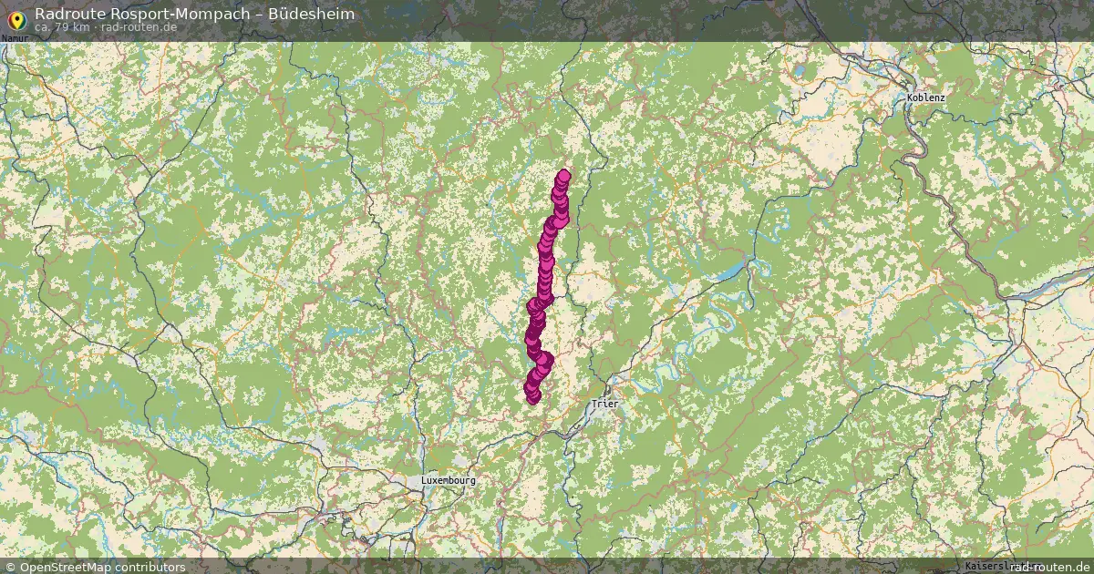 Radtour Rosport-Mompach – Büdesheim