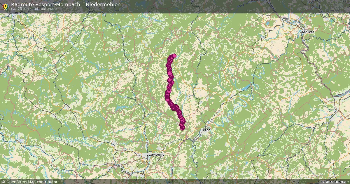 Radtour Rosport-Mompach – Niedermehlen