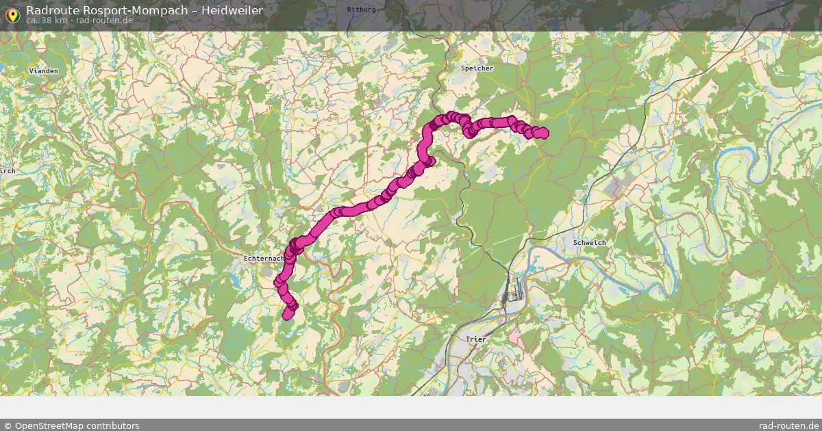 Radtour Rosport-Mompach – Heidweiler