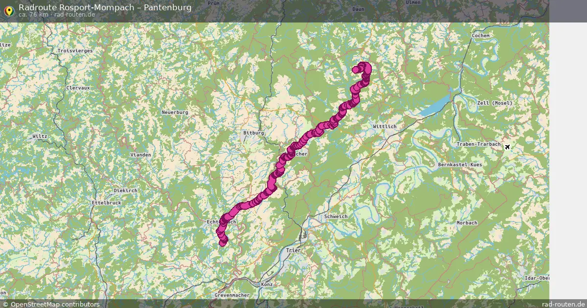 Radtour Rosport-Mompach – Pantenburg