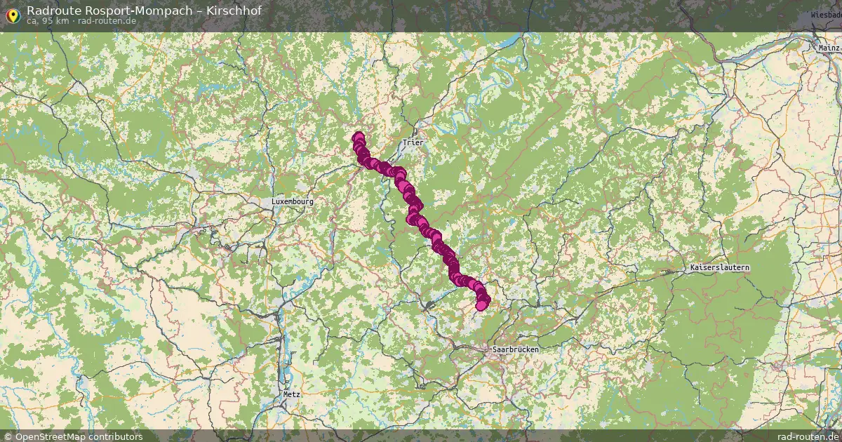 Radtour Rosport-Mompach – Kirschhof