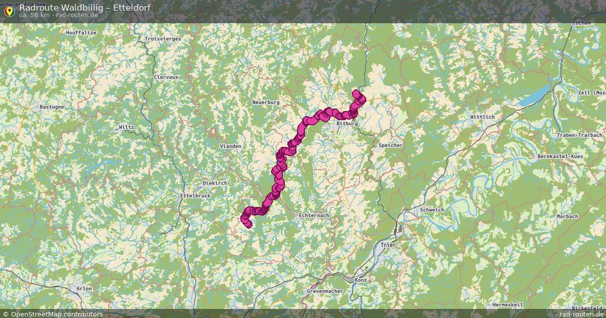 Radtour Waldbillig – Etteldorf
