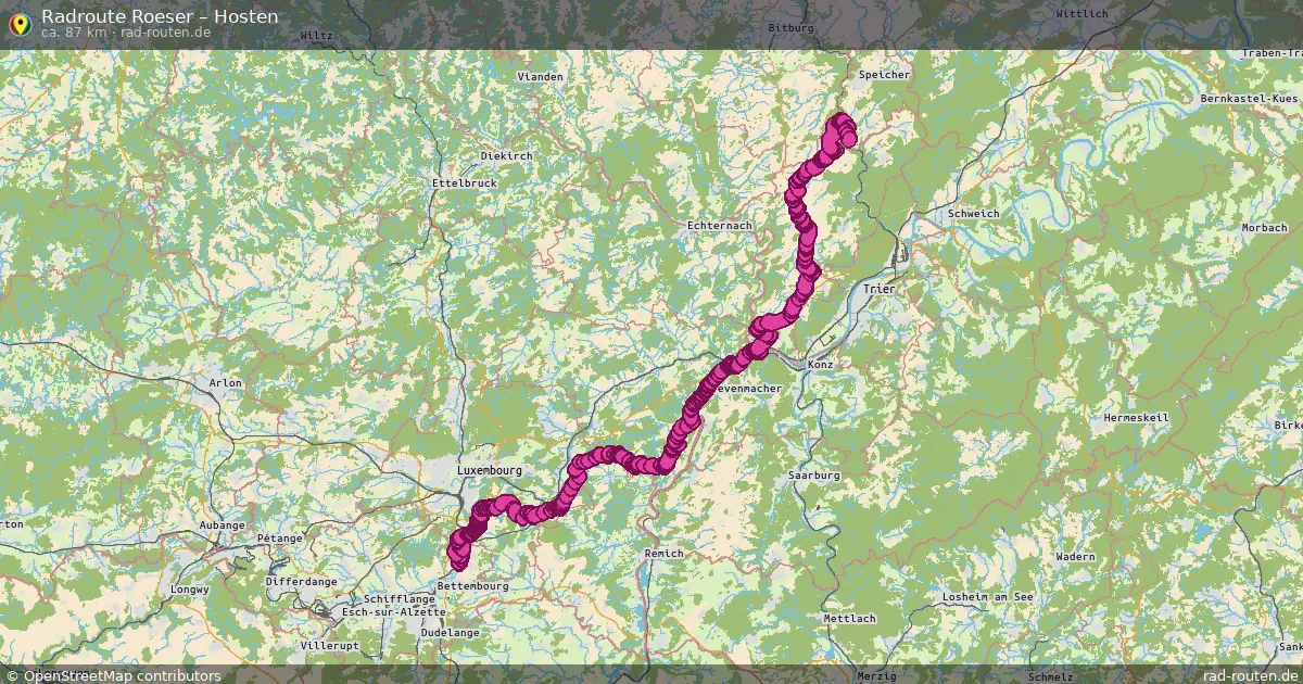 Radtour Roeser – Hosten