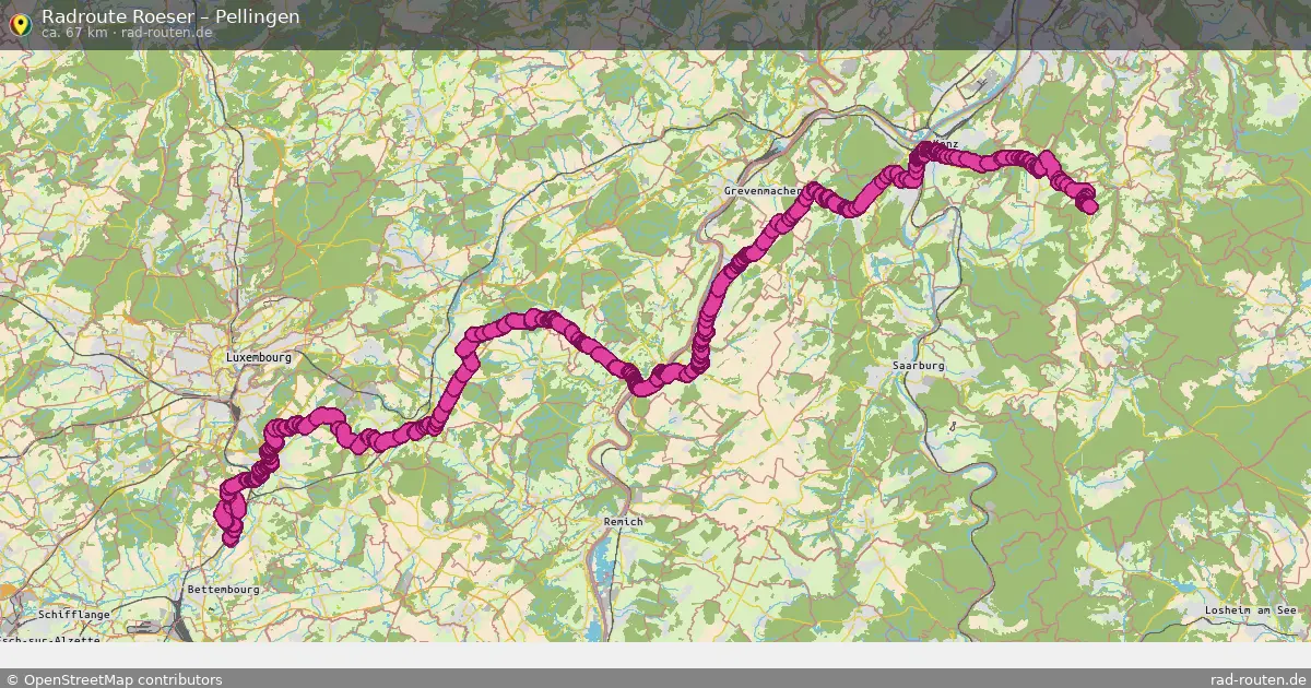 Radtour Roeser – Pellingen