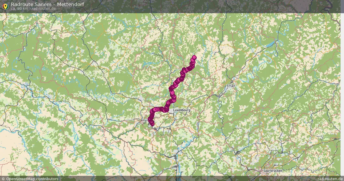 Radtour Sanem – Mettendorf