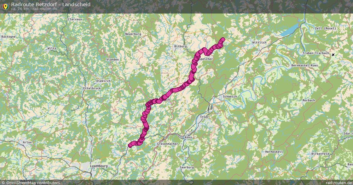 Fahrradroute Betzdorf – Landscheid