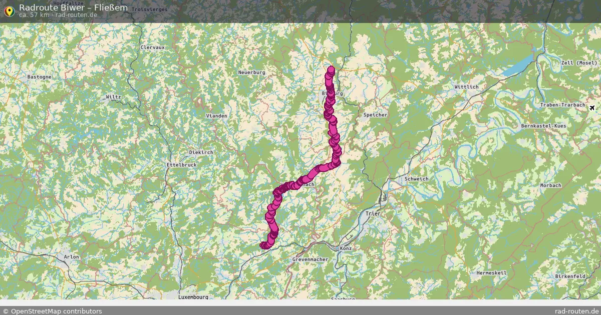 Radtour Biwer – Fließem