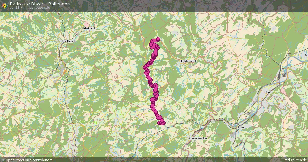 Radtour Biwer – Bollendorf
