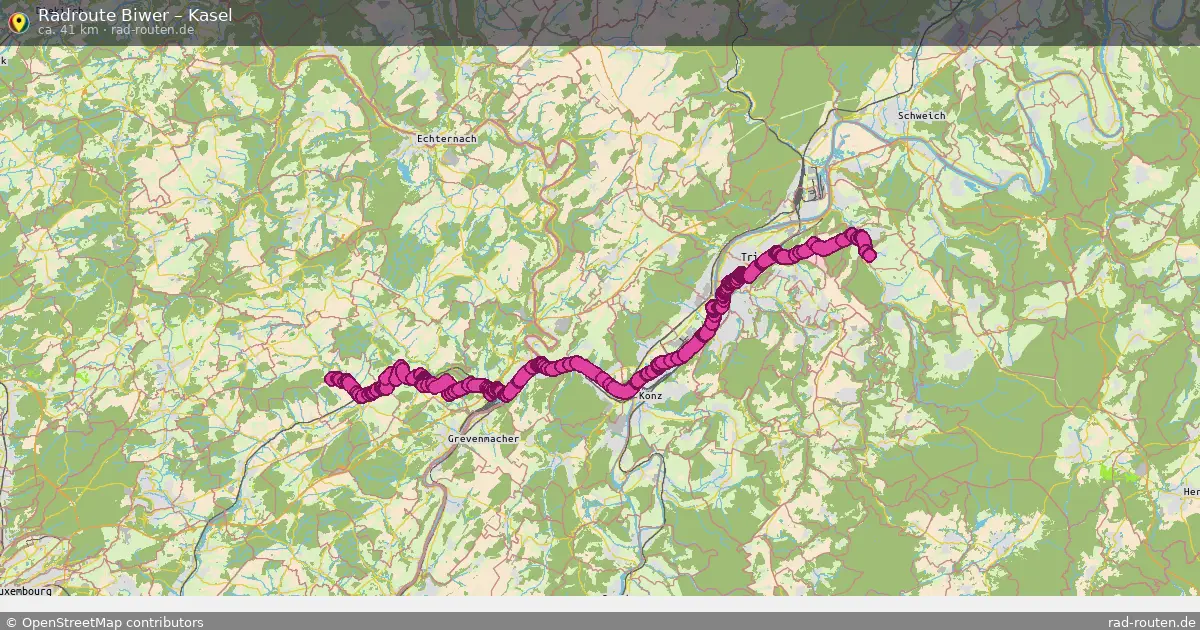 Radtour Biwer – Kasel