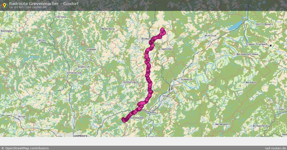 Radtour Grevenmacher – Gindorf
