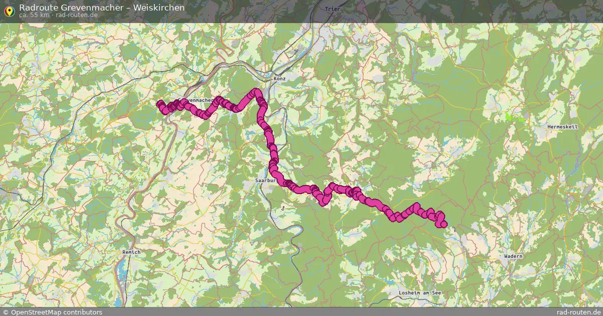 Radtour Grevenmacher – Weiskirchen