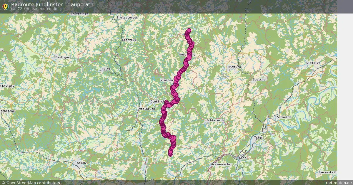 Radtour Junglinster – Lauperath