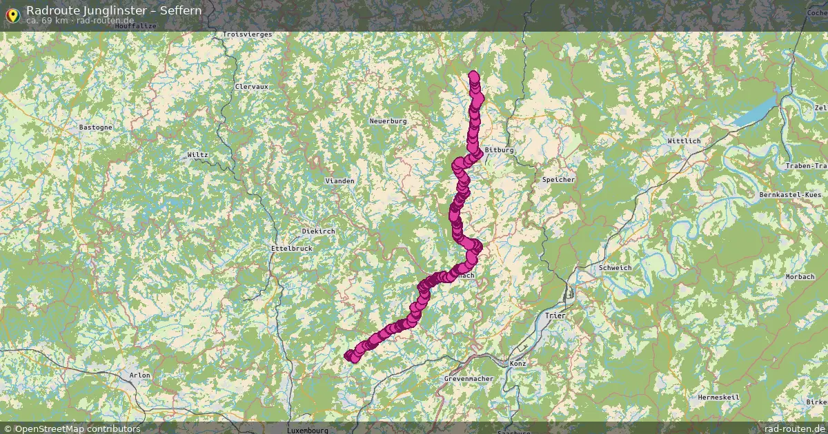 Radtour Junglinster – Seffern
