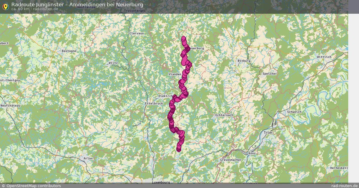 Radtour Junglinster – Ammeldingen Bei Neuerburg