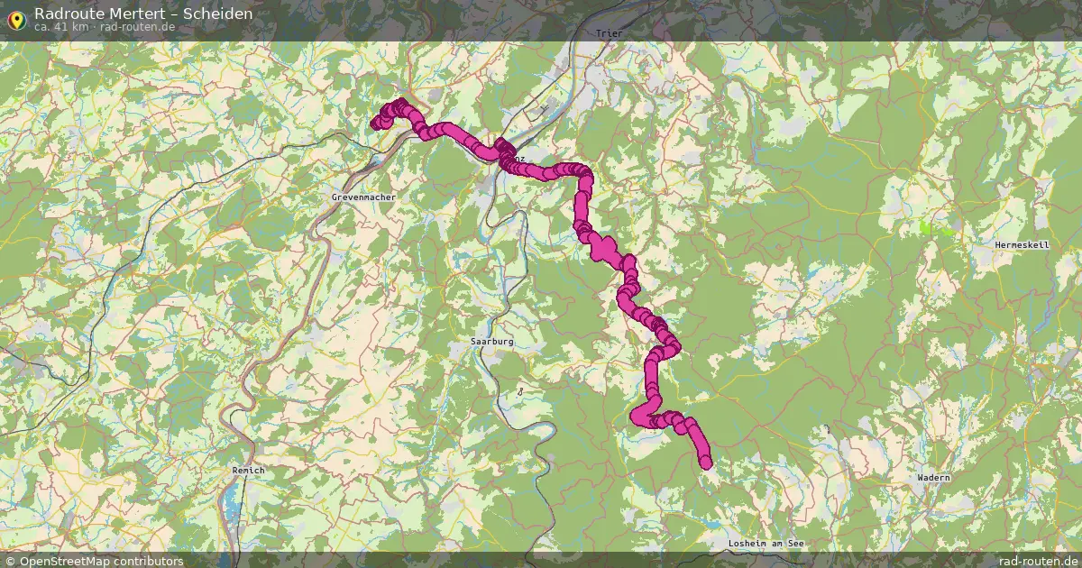 Radtour Mertert – Scheiden