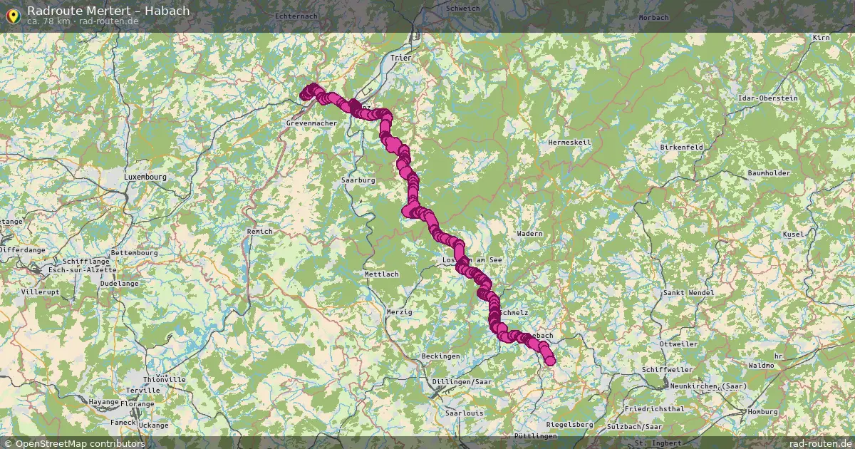 Radtour Mertert – Habach