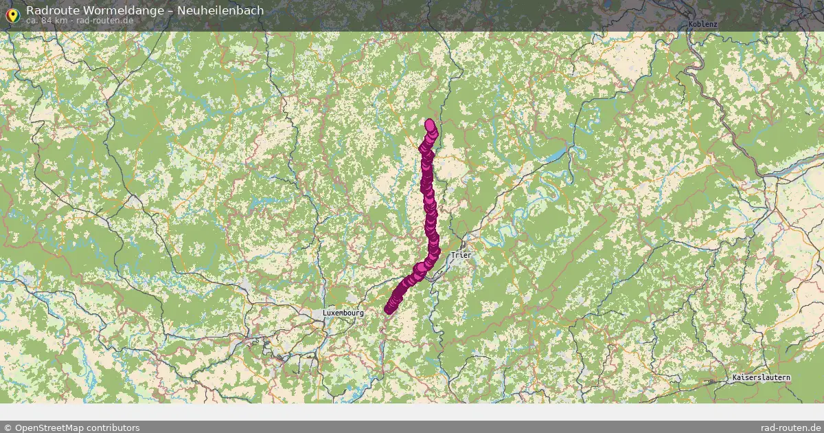 Radtour Wormeldange – Neuheilenbach