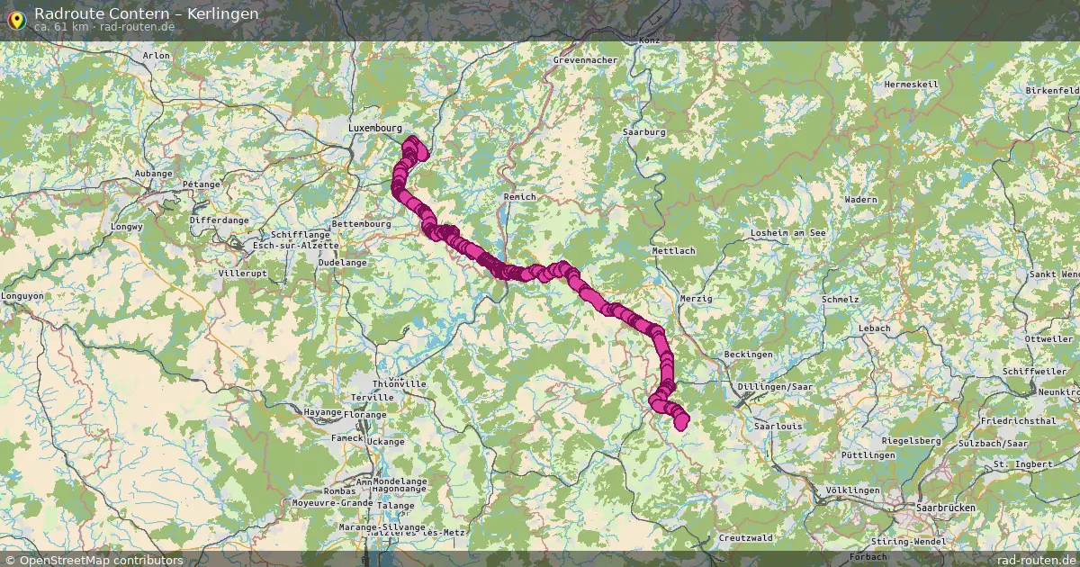 Radtour Contern – Kerlingen