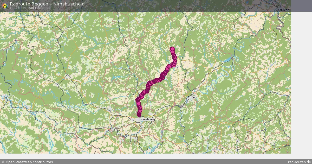 Radtour Beggen – Nimshuscheid