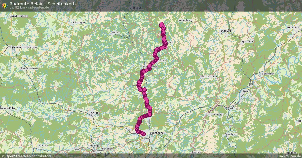 Radtour Belair – Scheitenkorb
